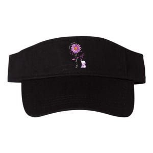 Faith Hope Love Sunflower Elephant Overdose Awareness Valucap Bio-Washed Visor