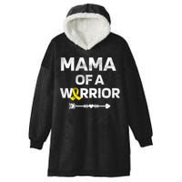 Faith Hope Love Childhood Cancer Awareness Hooded Wearable Blanket