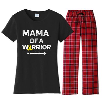 Faith Hope Love Childhood Cancer Awareness Women's Flannel Pajama Set