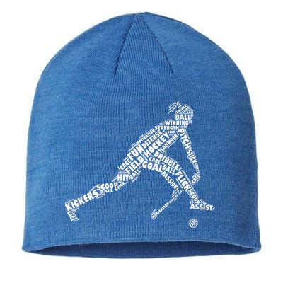 Field Hockey Love Field Hockey Player Sustainable Beanie