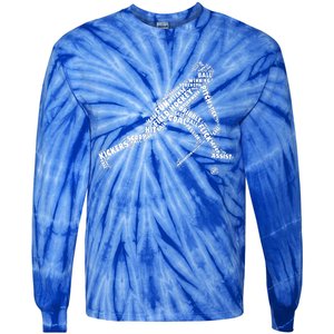 Field Hockey Love Field Hockey Player Tie-Dye Long Sleeve Shirt