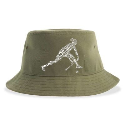 Field Hockey Love Field Hockey Player Sustainable Bucket Hat