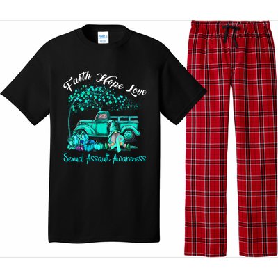 Faith Hope Love Sexual Assault Awareness Gift Pajama Set