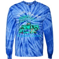 Faith Hope Love Sexual Assault Awareness Gift Tie-Dye Long Sleeve Shirt