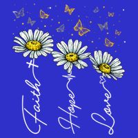 Faith Hope Love Daisy Butterfly Jesus Christian Clothing Cool Gift Zip Tote Bag