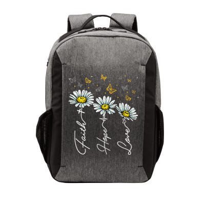 Faith Hope Love Daisy Butterfly Jesus Christian Clothing Cool Gift Vector Backpack