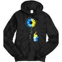 Faith Hope Love Awareness Downs Syndrome The Blue Elephant Tie Dye Hoodie