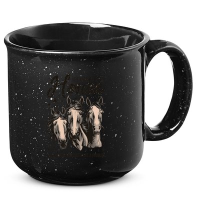 Funny Horse Lover Horse Racing Meaningful Gift 15oz Campfire Ceramic Mug