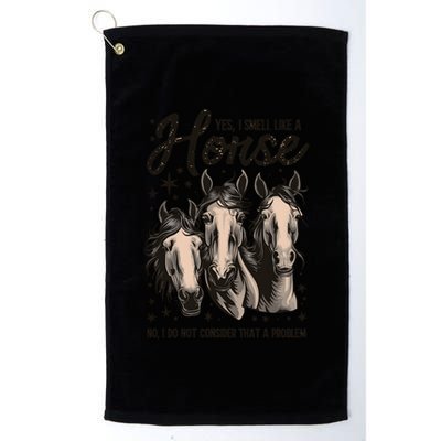 Funny Horse Lover Horse Racing Meaningful Gift Golf Towel
