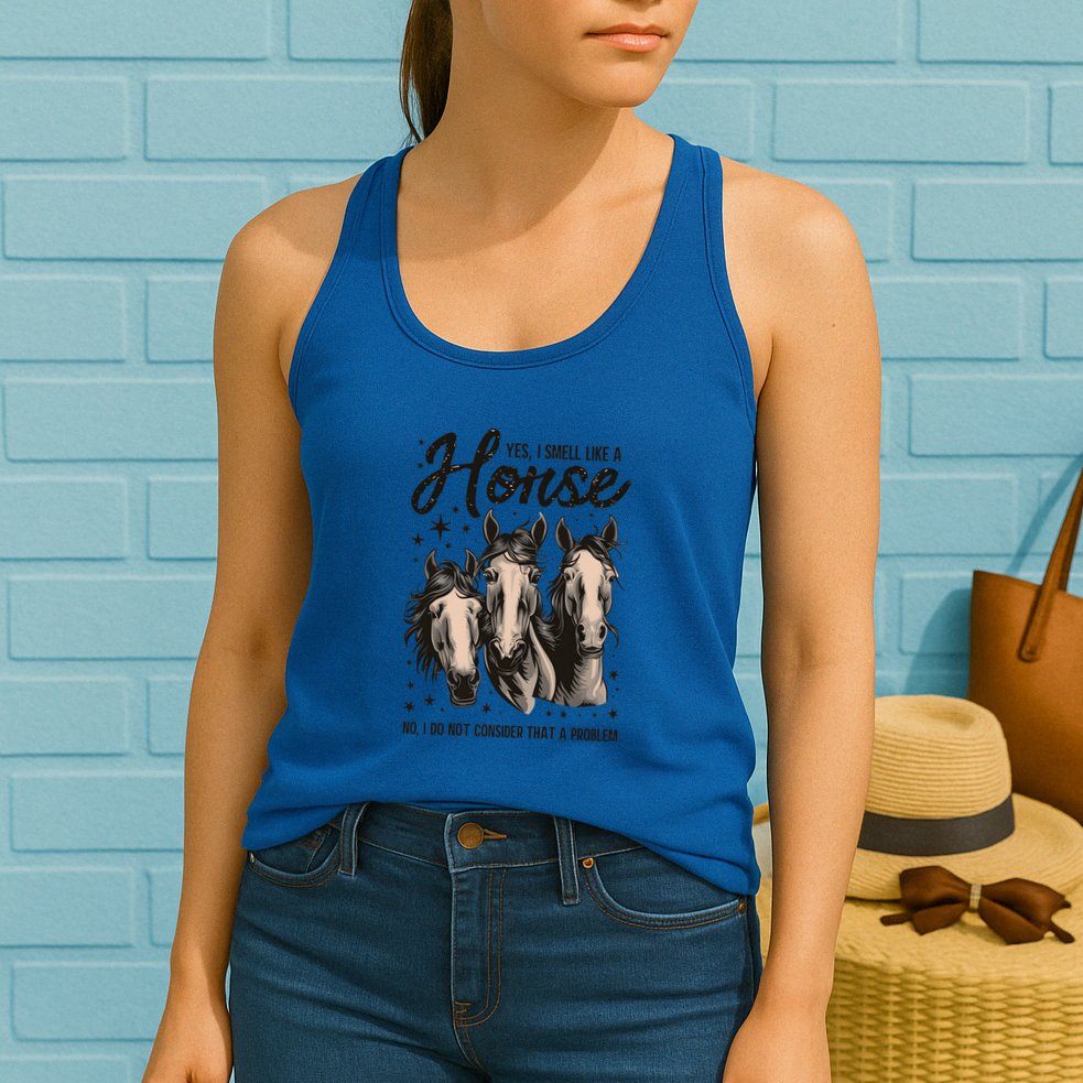 Funny Horse Lover Horse Racing Meaningful Gift Womens Tank Top