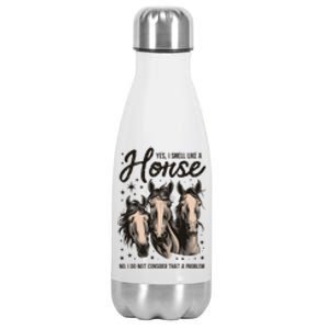 Funny Horse Lover Horse Racing Meaningful Gift Stainless Steel Insulated Water Bottle