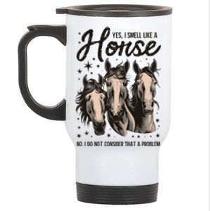 Funny Horse Lover Horse Racing Meaningful Gift Stainless Steel Travel Mug