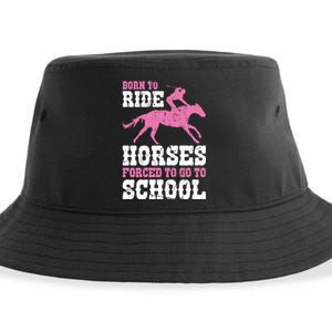 Funny Horse Lover Graphic For Girls And Boys Horse Fan Funny Gift Sustainable Bucket Hat