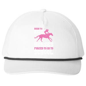 Funny Horse Lover Graphic For Girls And Boys Horse Fan Funny Gift Snapback Five-Panel Rope Hat