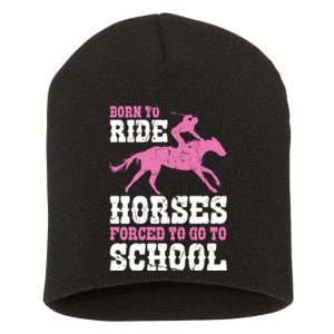 Funny Horse Lover Graphic For Girls And Boys Horse Fan Funny Gift Short Acrylic Beanie