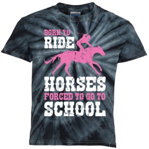 Funny Horse Lover Graphic For Girls And Boys Horse Fan Funny Gift Kids Tie-Dye T-Shirt