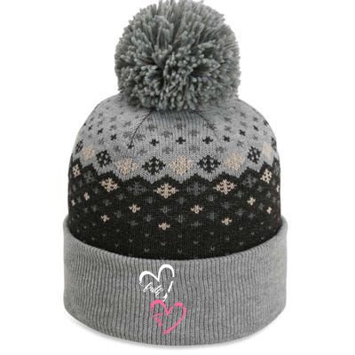 Faith Hope Love Hearts Tee The Baniff Cuffed Pom Beanie