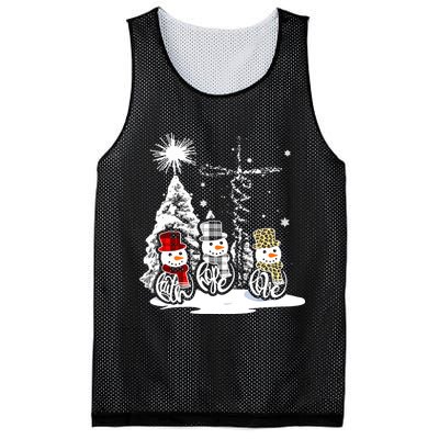 Faith Hope Love Jesus Snowman Plaid Leopard Christmas Gift Mesh Reversible Basketball Jersey Tank