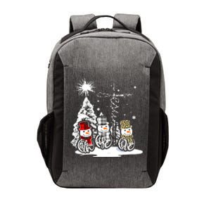 Faith Hope Love Jesus Snowman Plaid Leopard Christmas Gift Vector Backpack