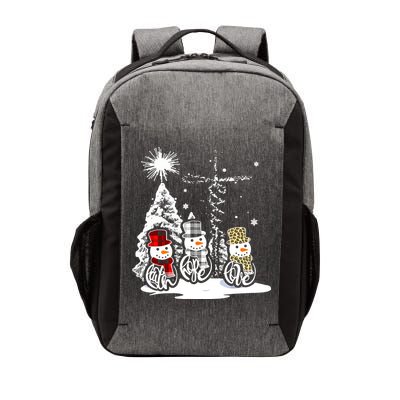 Faith Hope Love Jesus Snowman Plaid Leopard Christmas Gift Vector Backpack