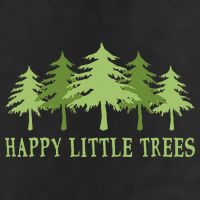Funny Happy Little Trees Gifts Bob Style Camping Cool Comfort Performance Bucket Hat
