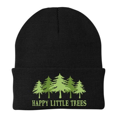 Funny Happy Little Trees Gifts Bob Style Camping Beanie