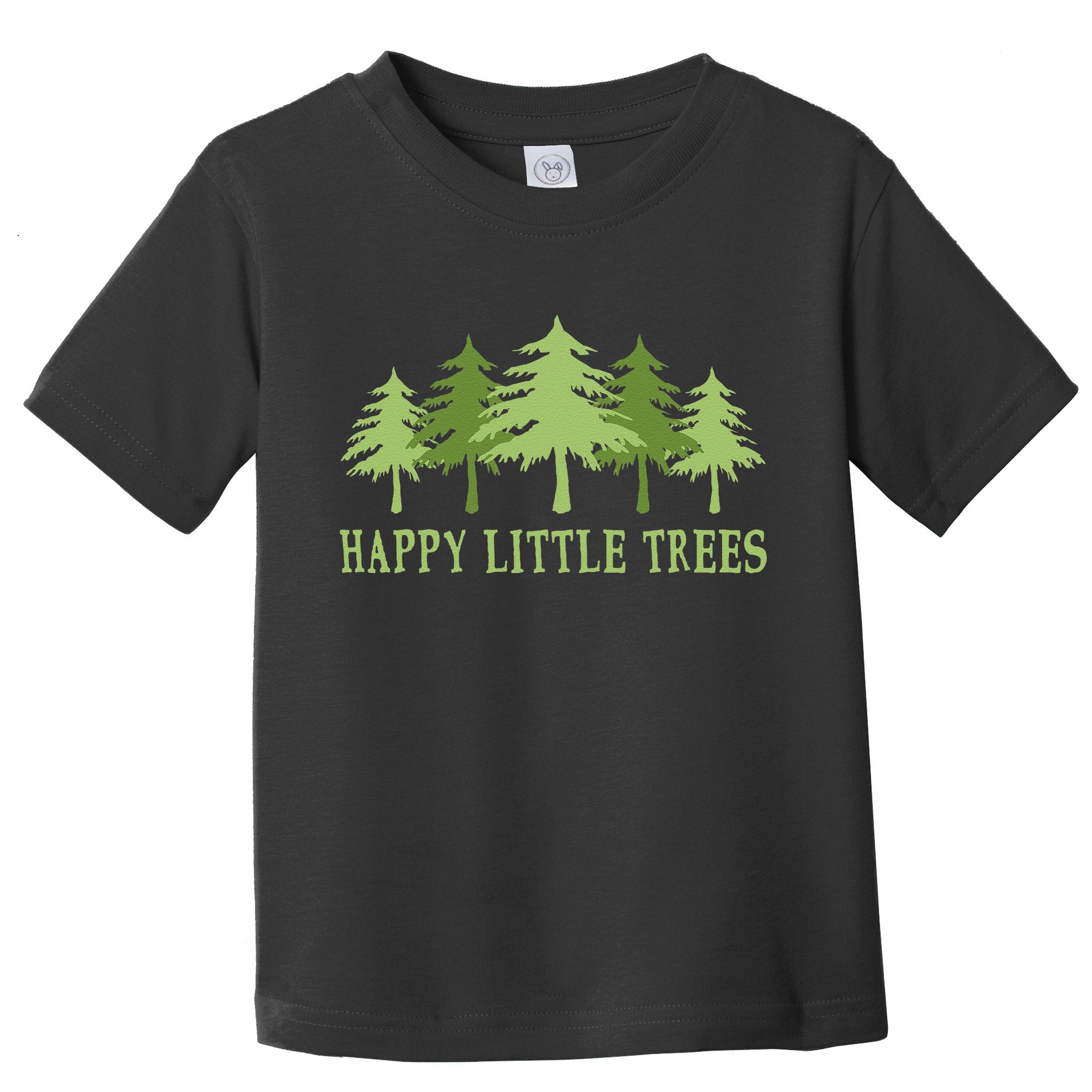 Funny Happy Little Trees Gifts Bob Style Camping Toddler T-Shirt