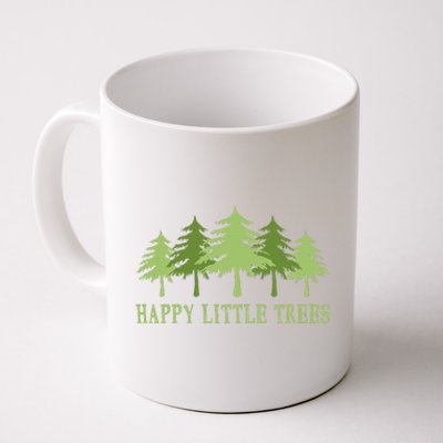 Funny Happy Little Trees Gifts Bob Style Camping Coffee Mug