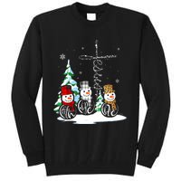 Faith Hope Love Jesus Snowman Plaid Leopard Christmas Tall Sweatshirt