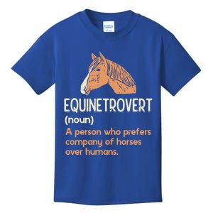 Fun Horse Lover Humor Funny Horse Definition Cute Gift Kids T-Shirt