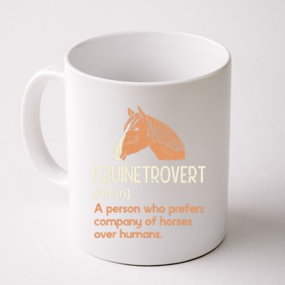 Fun Horse Lover Humor Funny Horse Definition Cute Gift Coffee Mug