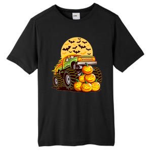 Funny Halloween Monster Truck Tall Fusion ChromaSoft Performance T-Shirt