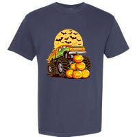 Funny Halloween Monster Truck Garment-Dyed Heavyweight T-Shirt