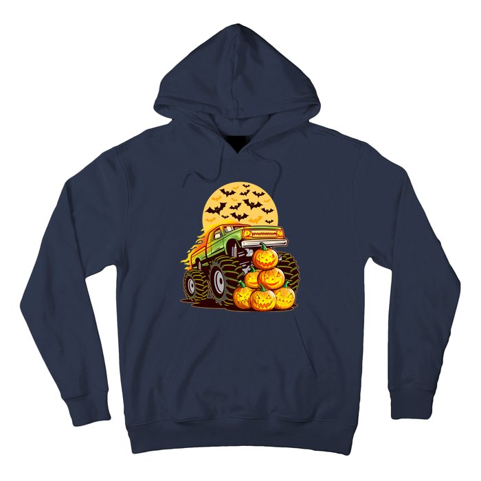 Funny Halloween Monster Truck Hoodie