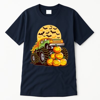 Funny Halloween Monster Truck Tall T-Shirt