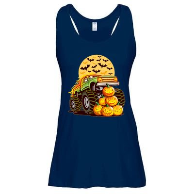 Funny Halloween Monster Truck Ladies Essential Flowy Tank