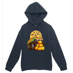 Funny Halloween Monster Truck Urban Pullover Hoodie