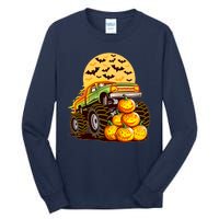 Funny Halloween Monster Truck Tall Long Sleeve T-Shirt