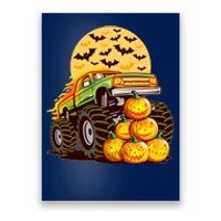 Funny Halloween Monster Truck Poster