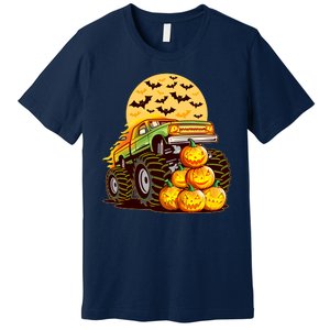 Funny Halloween Monster Truck Premium T-Shirt