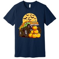 Funny Halloween Monster Truck Premium T-Shirt