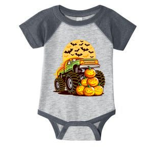 Funny Halloween Monster Truck Infant Baby Jersey Bodysuit