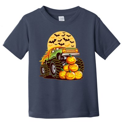 Funny Halloween Monster Truck Toddler T-Shirt