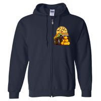 Funny Halloween Monster Truck Full Zip Hoodie