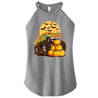 Funny Halloween Monster Truck Women's Perfect Tri Rocker Tank