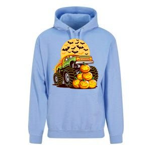 Funny Halloween Monster Truck Unisex Surf Hoodie