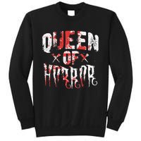 Funny Horror Movie Gift Scary Queen Of Horror Mother's Day Sweatshirt