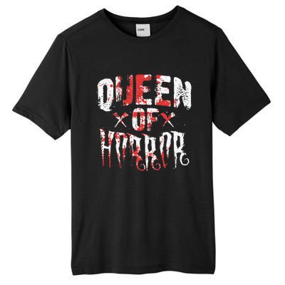 Funny Horror Movie Gift Scary Queen Of Horror Mother's Day Tall Fusion ChromaSoft Performance T-Shirt