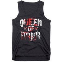 Funny Horror Movie Gift Scary Queen Of Horror Mother's Day Tank Top