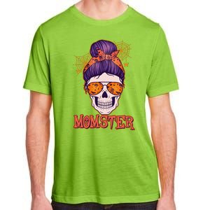 Funny Halloween Momster Monster Skull Adult ChromaSoft Performance T-Shirt